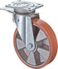 Lenkrolle BS ROLLEN,  125mm N120.B90 Pl.,Polyure Guss,KL,Fest N120.B90.129 BS ROLLEN