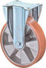 Bockrolle BS ROLLEN,  150mm N110.B90 Platte,Polyure Guss,KL N110.B90.154 BS ROLLEN