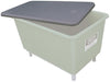 Flachdeckel CEMO,  für Behälter 2200 l grau CEMO