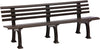 Gartenbank NEUTRAL,  JUIST 4-Sitzer Länge 2000 mm braun Blome