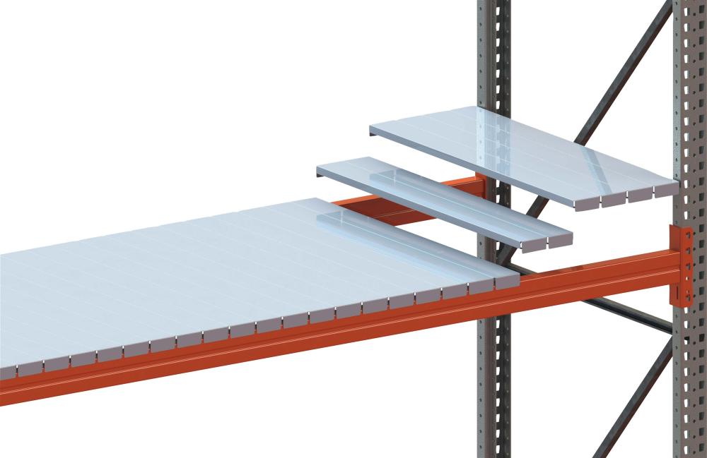 Stahlpaneele META REGALBAU,  verzinkt B100xT800 mm Tragkraft 700kg Meta MULTIPAL