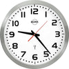 Funkwanduhr BÜRK MOBATIME,  Ø 40 cm Stainless Steel