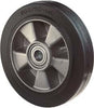 Gummirad BS ROLLEN,  180mm B80.180 Elastik schw.,Radk.Alu,KLBS ROLLEN
