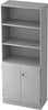 Kombiregalschrank HAMMERBACHER,  grau 80x42x200,4 cm