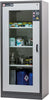 Schrank ASECOS,  Q-Classic-30 Fenster 1Tür 3FB,Grau