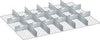 Schlitz/Trennwand-Set LISTA,  für FH 75 mm 54x36 E 17-teilig LISTA