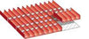 Muldeneinsatz-Set LISTA,  für FH 50 mm 27x27 E 4-tlg,9 Mulden,40 Wände D 33 mm LISTA