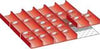 Muldeneinsatz-Set LISTA,  für FH 50 mm 27x27 E 2-tlg,9 Mulden,20 Wände D 70 mm LISTA