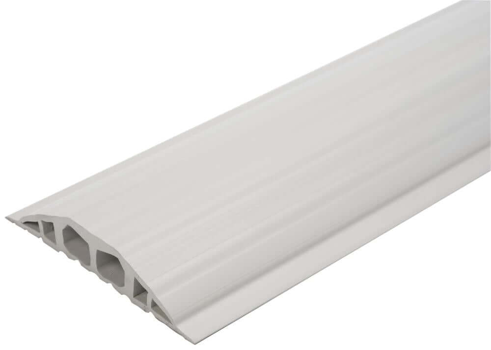 Industriekabelbrücke NEUTRAL,  B1500xT200xH35 mm 2 Kammern D25 mm PVC lichtgrau