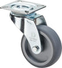Lenkrolle BS ROLLEN,  50mm,A300 Platte,Gummirad,GL A300.A80.050