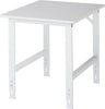 Arbeitstisch RAU,  Tom - Melamin-Platte B750xT1000xH760 -1080mm Melaminharz-Platte