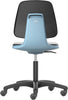 BIMOS, Bimos Arbeitsstuhl Labsit 2, K-Leder blau Sitzhöhe 450-650 mm mit Rollen