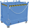 Klappbodenbehälter BAUER,  750 l B1245xT840xH1145 mm RAL5012 Tragkraft 1000kg Typ FB 750