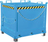 Klappbodenbehälter BAUER,  1000l B1245xT1040xH1145 mm RAL5012 Tragkraft 1250kg Typ FB 1000