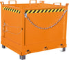 Klappbodenbehälter BAUER,  1000l B1245xT1040xH1145 mm RAL2000 Tragkraft 1250kg Typ FB 1000