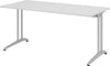 Schreibtisch HAMMERBACHER,  lichtgrau 1600x800 mm