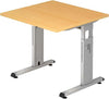 Schreibtisch HAMMERBACHER,  Buche 80x80x72 cm