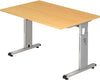 Schreibtisch HAMMERBACHER,  Buche 160x80x72 cm