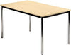 Konferenz- und Mehrzwecktische HAMMERBACHER, Bespr.-tisch 120 x 80 Ahorn/Chrom