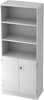 Regal HAMMERBACHER,  Türen 6770SG weiß / weiß, 80x42x200