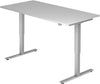 Schreibtisch HAMMERBACHER,  Grau von 735 - 1190 mm