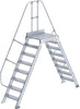 Überstieg MUNK,  60 Grad 8 Stufen B 600 mm lichte Höhe 1890 mm Ausladung 3180 mm
