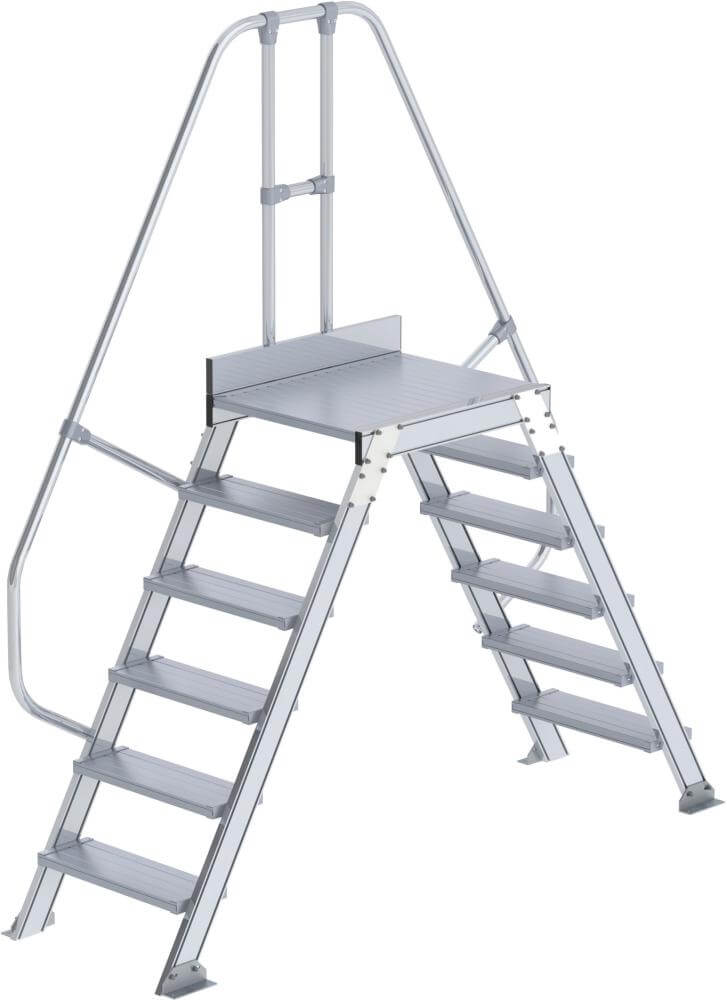 Überstieg MUNK,  60 Grad 6 Stufen B 600 mm lichte Höhe 1420 mm Ausladung 2650 mm