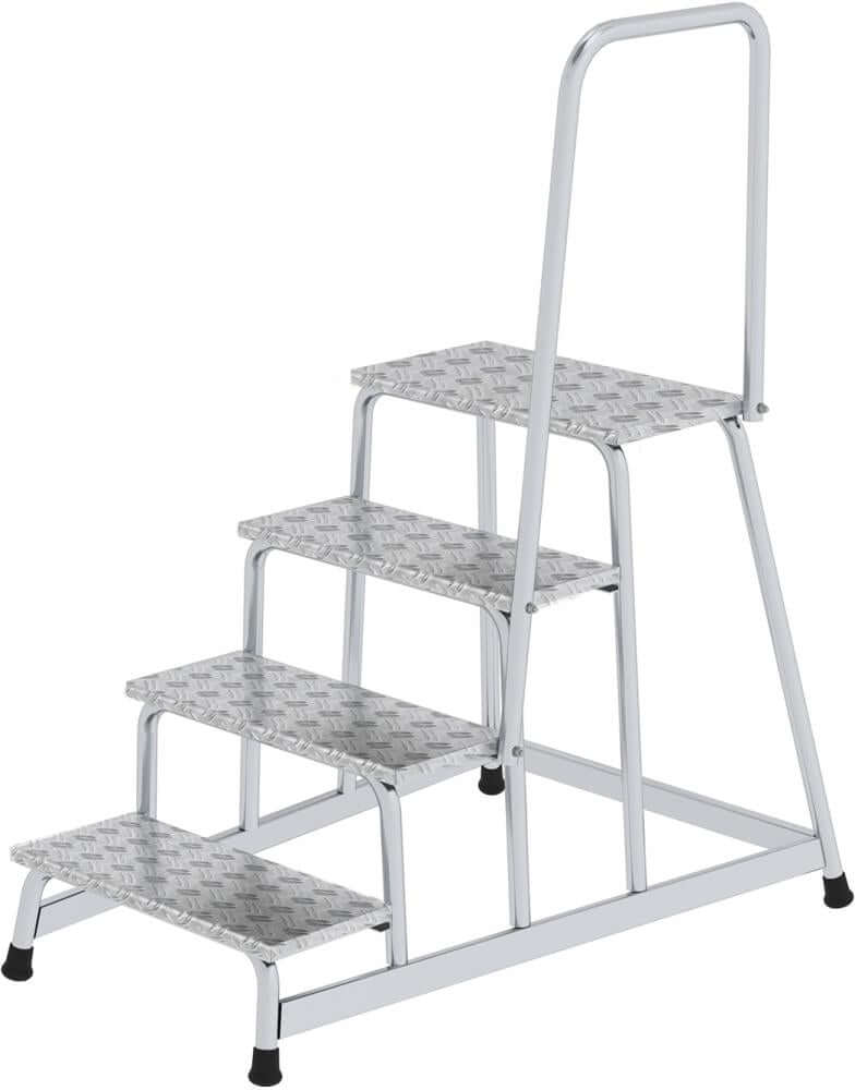 Alu-Arbeitspodest MUNK,  mit Handlauf, starr
