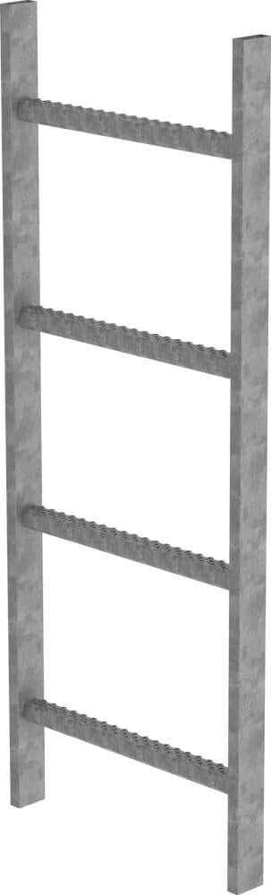 Schachtleiter MUNK,  4 Sprossen L 1,12 m B440 mm LW 300 mm Stahl verzinkt