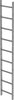 Schachtleiter MUNK,  9 Sprossen L 2,52 m B440 mm LW 300 mm Stahl verzinkt