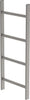 Schachtleiter MUNK,  4 Sprossen L 1,12 m B440 mm LW 300 mm Edelstahl V4A