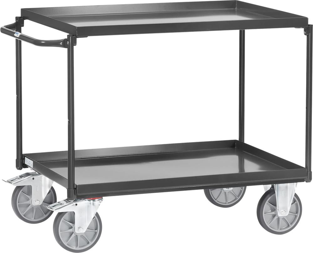 Tischwagen4822 FETRA,  400kg grau2 Wannen 1000x700mm