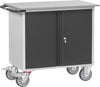 Werkstattwagen FETRA,  B1080xT590xH915mm RAL 7035/7016 1 Schrank