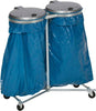 Abfallsammler VAR,  2x120 l verz. fahrbar KS-Deckel VAR
