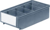 Regalkasten LA-KA-PE,  B152xT300xH83 mm grau LA-KA-PE