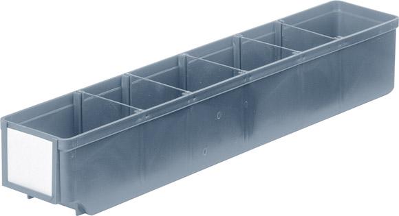 Regalkasten LA-KA-PE,  B93xT500xH83 mm grau LA-KA-PE