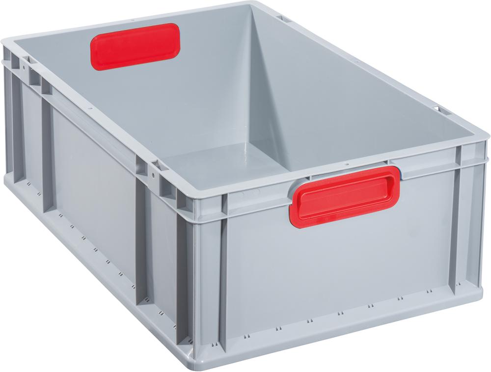 EuroBox PRECITOOL,  622,600x400x220mmGriffe geschl.,grau/rot
