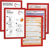 Informationsrahmen DURABLE,  A4 10 Stück, rot
