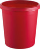 Papierkorb PRECITOOL,  30 l 405 mm rot helit