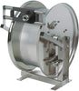 Schlauchaufroller NEUTRAL,  Edelstahl o. Schlauch für 40m Schlauch DN 19mm Druckluft/Öl/Wasser