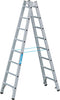 Stehleiter ZARGES,  Coni B 2x8 Sprossen Leiterlänge 2,34 m Arbeitshöhe 3,55 m ZARGES