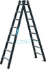 Stehleiter ZARGES,  Megastep B 2 x 8 Sprossen Arbeitshöhe 3,55 m