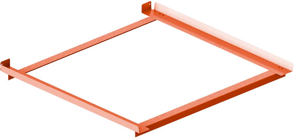 Winkelauflage META,  RAL 2001 für Regaltiefe 1100 mm Tragkraft 250kg p.Paar Meta MULTIPAL