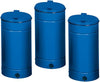 Abfallbehälter VAR,  m.Pedal H700 mm D450 mm blau VAR