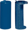 Abfallsammler VAR,  mit Deckel H 900 mm D 450 mm blau VAR