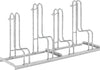 Fahrrad-Standparker WSM,  einseitig, verzinkt L 1400 mm, 4 Plätze