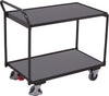 Tischwagen VARIOFIT,  mit 2 Ladeflächen RAL 7016 sw-600.500/AG