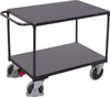 VARIOFIT, Schwerer Tischwagen mit 2 Ladeflächen RAL 7016 sw-600.510/AG