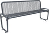 Parkbank NEUTRAL,  PAMPLONA Drahtgitter DB 703 B1896xT546xH875 mm mit Rückenlehne