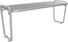 Tisch NEUTRAL,  PAMPLONA Drahtgitter RAL 9006 B1896xT770xH785 mm RAL 9006
